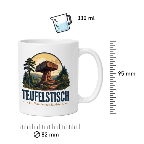 Tasse »Teufelstisch Ein Wunder aus Sandstein.«