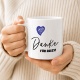 Tasse »Danke für alles!« (blau)