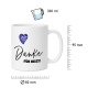Tasse »Danke für alles!« (blau)