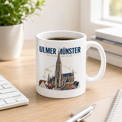 Tasse »Ulmer Münster Hoch über der...