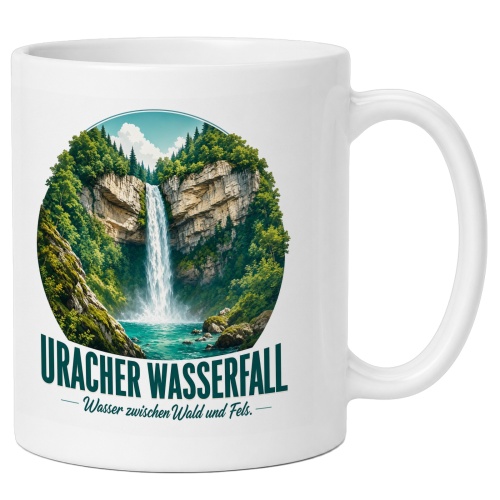 Tasse »Uracher Wasserfall Wasser zwischen Wald und...