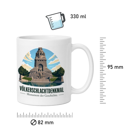 Tasse »Völkerschlachtdenkmal Monument der Geschichte.«
