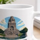 Tasse »Völkerschlachtdenkmal Monument der Geschichte.«