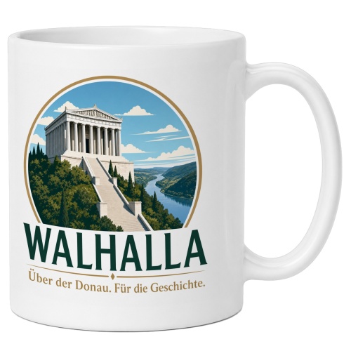 Tasse »Walhalla Über der Donau. Für die...