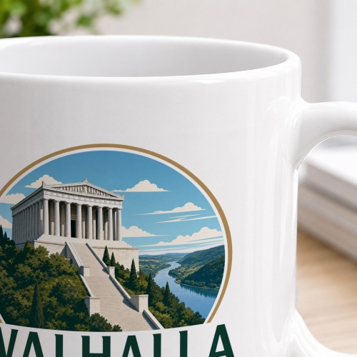 Tasse »Walhalla Über der Donau. Für die Geschichte.«