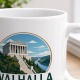 Tasse »Walhalla Über der Donau. Für die Geschichte.«