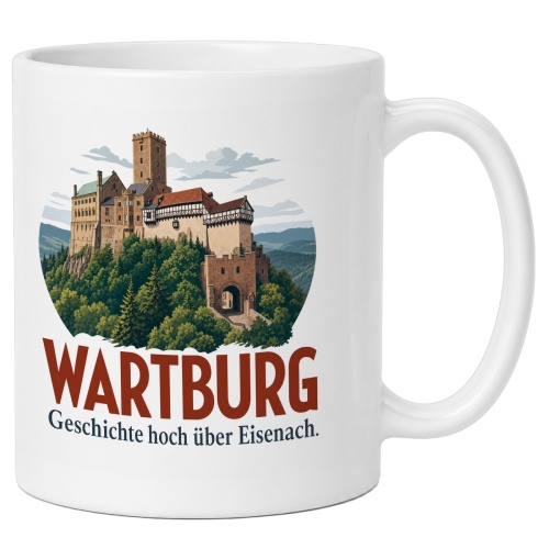 Tasse »Wartburg Geschichte hoch über...