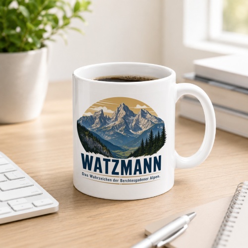 Tasse »Watzmann Das Wahrzeichen der Berchtesgadener...