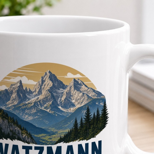 Tasse »Watzmann Das Wahrzeichen der Berchtesgadener Alpen.«