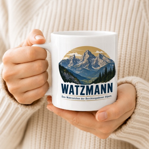 Tasse »Watzmann Das Wahrzeichen der Berchtesgadener Alpen.«