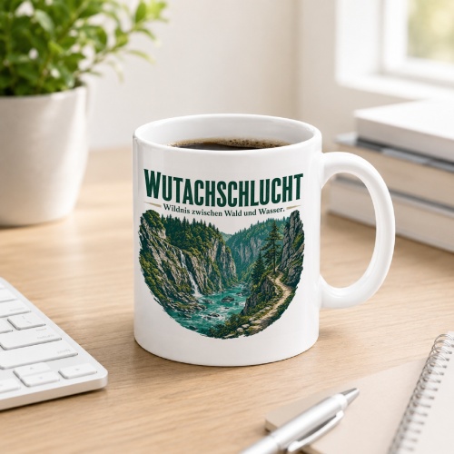 Tasse »Wutachschlucht Wildnis zwischen Wald und...