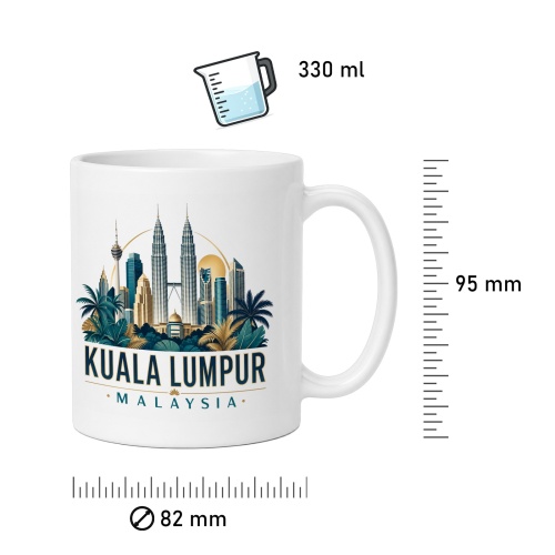 Tasse »Kuala Lumpur Malaysia«