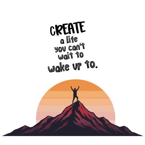 Tasse »Create a life you cant wait to wake up to.«