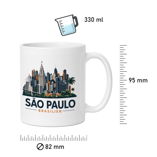Tasse »São Paulo Brasilien«