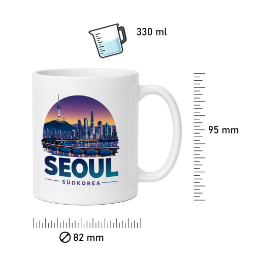 Tasse »Seoul Südkorea«