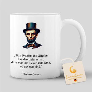 Tasse "Zitate im Internet"