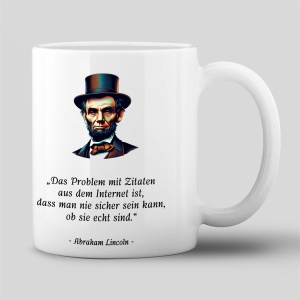 Tasse "Zitate im Internet"