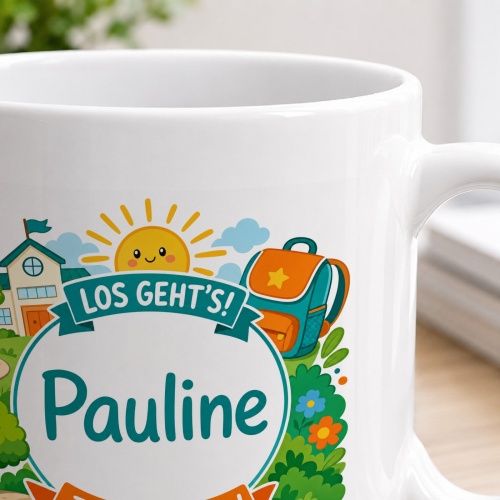 Tasse »Los gehts! Pauline Jetzt geht es los!«
