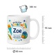 Tasse »Ich bin jetzt Schulkind Zoe«