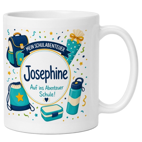 Tasse »Josephine Auf ins Abenteuer Schule!«