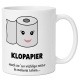 Tasse »Klopapier – auch so ne wichtige Rolle«