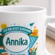 Tasse »Ich bin jetzt Schulkind Annika«