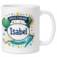 Tasse »Endlich Schulkind Isabel Mein Abenteuer beginnt.«