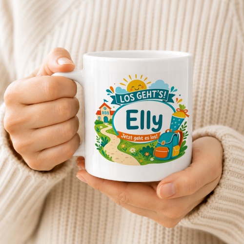Tasse »Los gehts! Elly Jetzt geht es los!«
