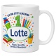 Tasse »Ich bin jetzt Schulkind 1 Lotte«