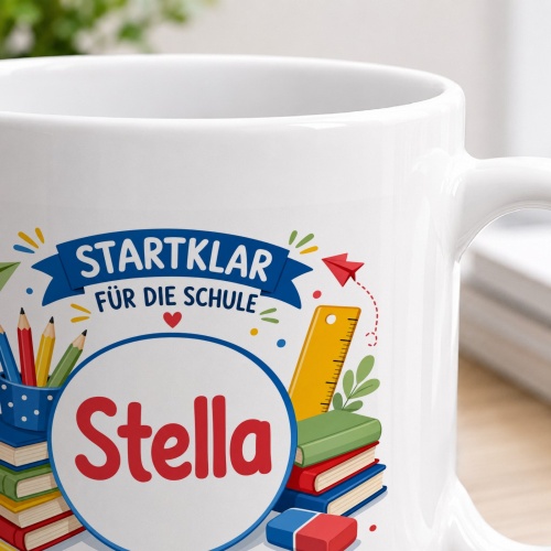Tasse »Startklar für die Schule Stella«