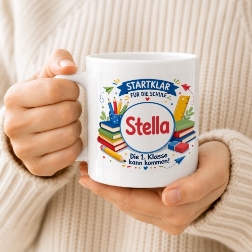Tasse »Startklar für die Schule Stella«