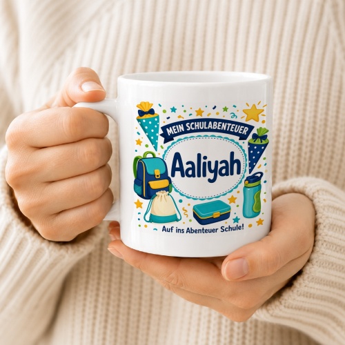 Tasse »Mein Schulabenteuer Aaliyah«