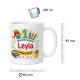 Tasse »Mein erster Schultag Leyla Endlich 1. Klasse!«