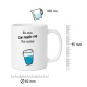 Tasse »No one can reach me the water«