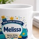 Tasse »Meine Schulzeit beginnt Melissa«