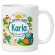 Tasse »Auf in die 1. Klasse Karla Bereit für die 1. Klasse«