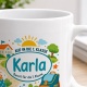 Tasse »Auf in die 1. Klasse Karla Bereit für die 1. Klasse«