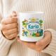 Tasse »Auf in die 1. Klasse Karla Bereit für die 1. Klasse«