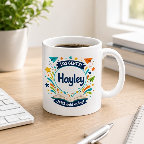 Tasse »Los gehts! Hayley Jetzt geht es los!«