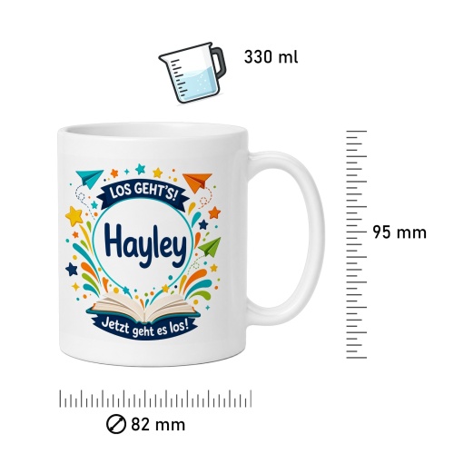 Tasse »Los gehts! Hayley Jetzt geht es los!«