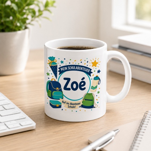 Tasse »Mein Schulabenteuer Zoe«