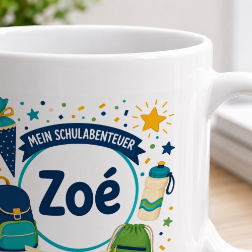Tasse »Mein Schulabenteuer Zoe«