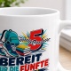 Tasse »Bereit für die Fünfte Los gehts!«