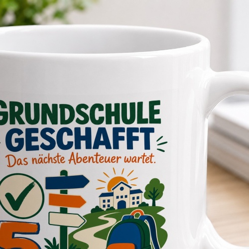Tasse »Grundschule geschafft«