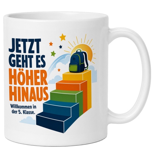 Tasse »Jetzt geht es höher Willkommen in der...
