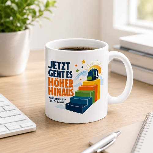Tasse »Jetzt geht es höher Willkommen in der...