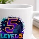 Tasse »5 Level 5 Neue Schule freigeschaltet.«