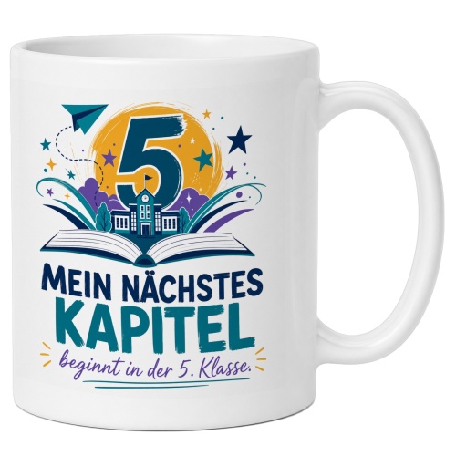 Tasse »Mein nächstes Kapitel beginnt in der 5....