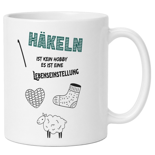 Tasse »Häkeln ist kein Hobby – es ist...