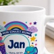 Tasse »Meine Schulzeit beginnt Jan«